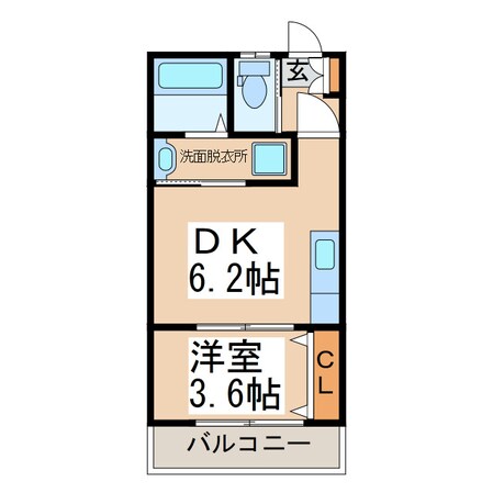 クレストコート　Ｂ棟の物件間取画像